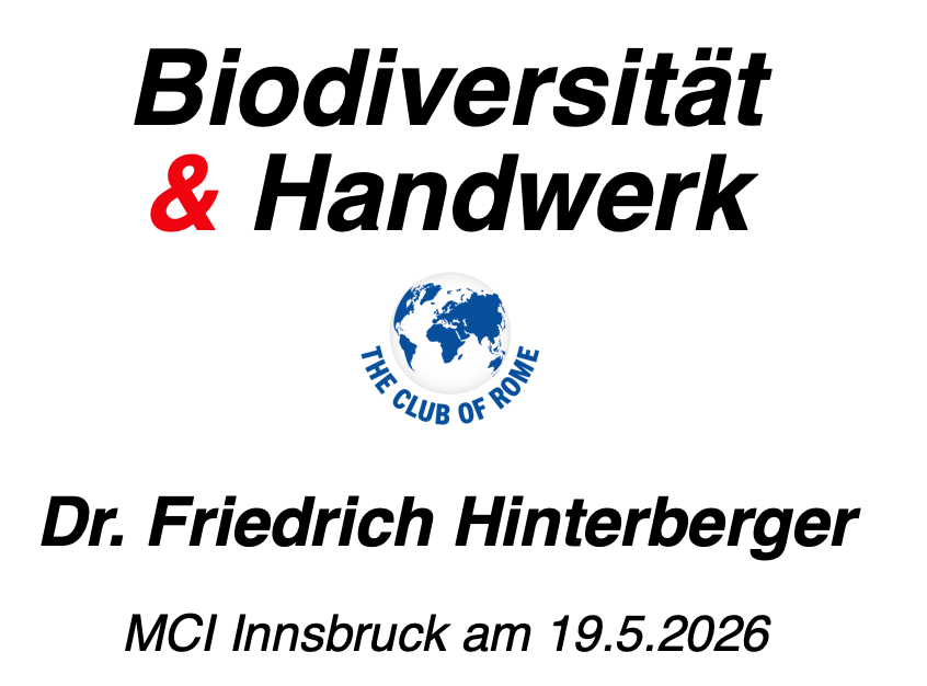 Biodiversität und Handwerk